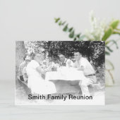 Reunion Dinner Afbeelding Invitation Kaart (Staand voorkant)