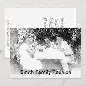 Reunion Dinner Afbeelding Invitation Kaart (Voorkant / Achterkant)