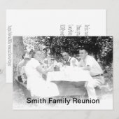 Reunion Dinner Afbeelding Invitation Kaart (Voorkant / Achterkant)