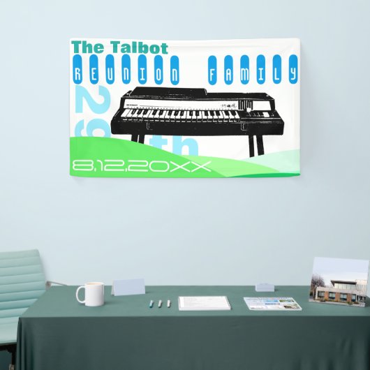 Reunion Family Organ Music Party Banner (Beurs)