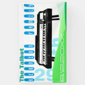 Reunion Family Organ Music Party Banner (Verticaal)
