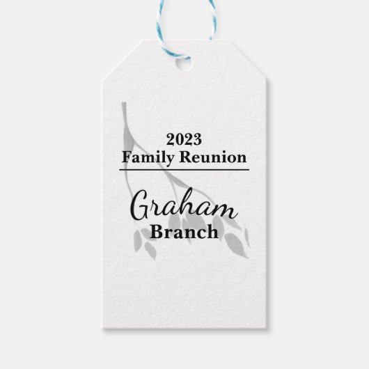 Reunion Goodie Bag Labels Cadeaulabel (Voorkant)