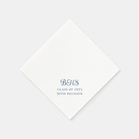 Reunion Initiaal Navy School Servet (Hoek)