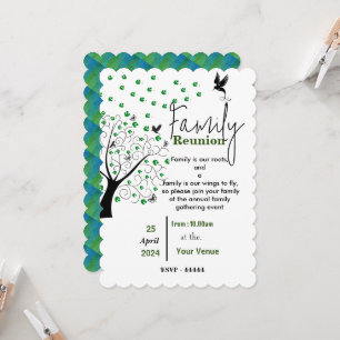 Reunion Invitation Kaart