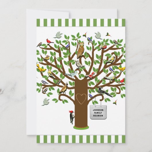 Reunion Invitation Kaart (Voorkant)