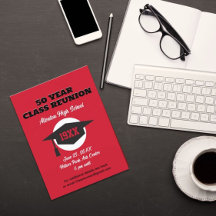 Reunion Invite! Aangepast Briefkaart voor klasreün