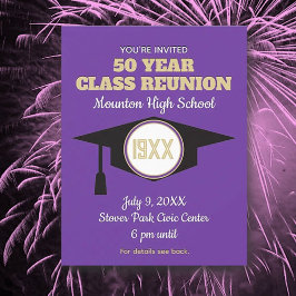 Reunion Invite! Aangepast Briefkaart voor klasreün