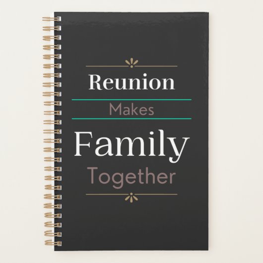 Reunion maakt familie samen planner (Voorkant)