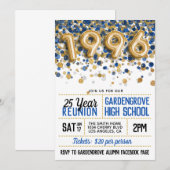 Reunion middelbare school 1996 kaart (Voorkant / Achterkant)