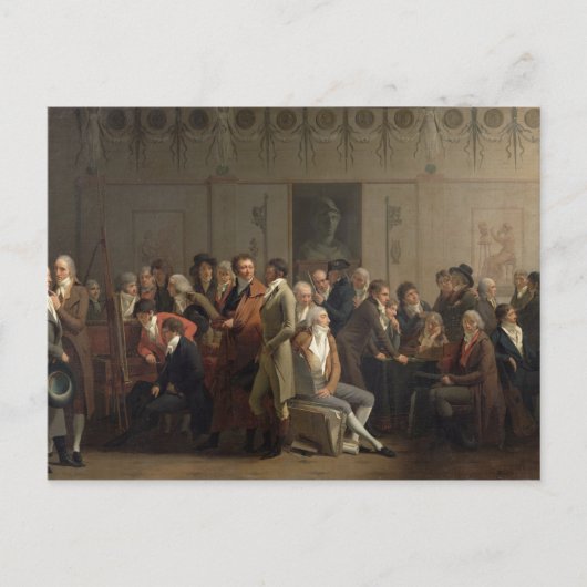 Reunion of Artists in the Studio of Isabey, 1798 Briefkaart (Voorkant)