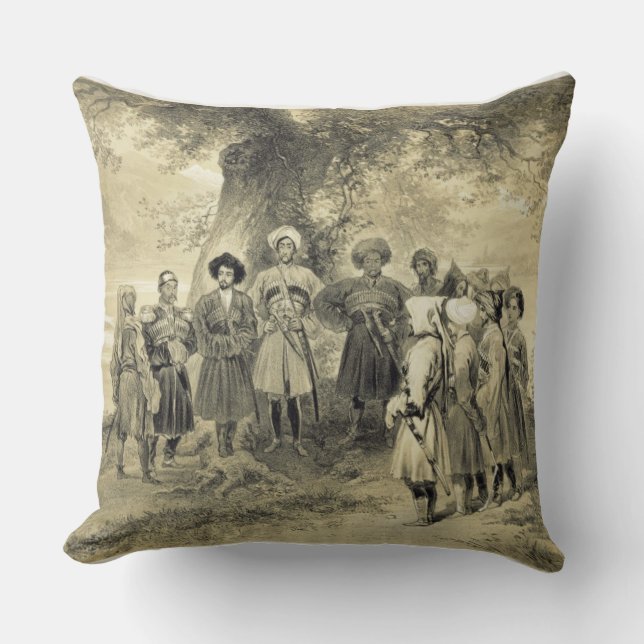 Réunion of Tcherkesse Princes, Sodja Valley, on th Kussen (Voorkant)