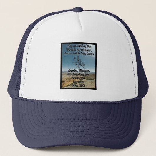 Reunion Opheim Montana 2022 Trucker Pet (Voorkant)