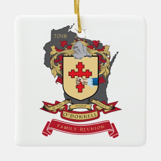 Reunion Ornament van de familie O'Donnell (Voorkant)