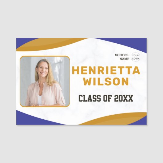 Reunion Photo Name Tags Klasse Reunion (Voorkant)