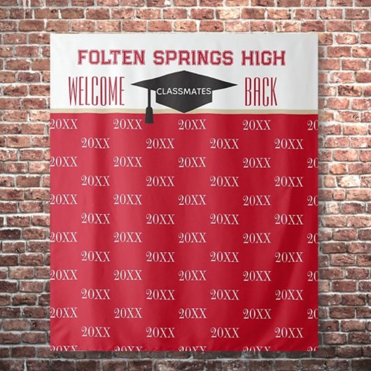 Reunion Pics!! Klasse Reünie foto achtergrond Wandkleed