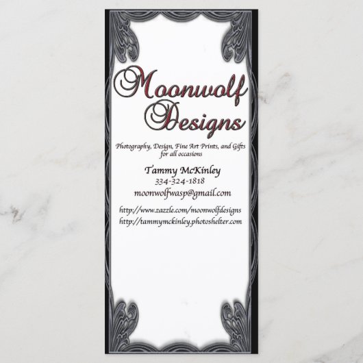 Reunion-rackkaart2 Programmakaart (Achterkant)