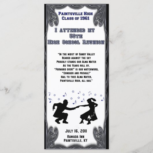 Reunion-rackkaart2 Programmakaart (Voorkant)