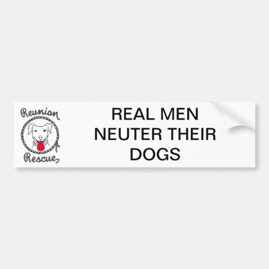 REUNION RESCUE BUMPERSTICKER (Voorkant)