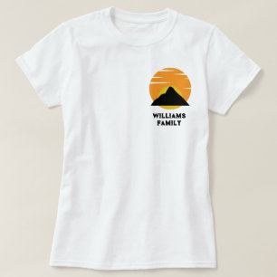 Reunion Road Trip op achteren en voorzijde T-shirt