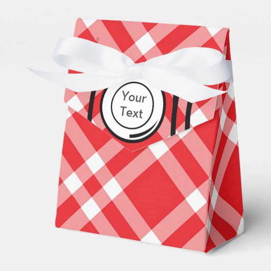 Reunion - Rood, Wit & Blauw Picknick of BBQ Bedankdoosjes (Voorkant Zijde)