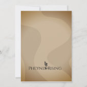 Reunion Save the Date Invitation Kaart (Achterkant)