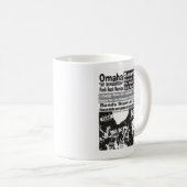 "REUNION SHOW" FLYER OP EEN MOK! KOFFIEMOK (Voorkant rechts)