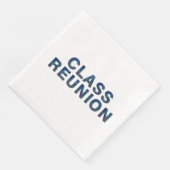 Reunion t - shirts klasse servet (Hoek)