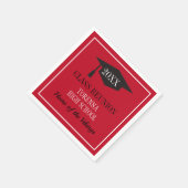 Reunion Time! AANPASSEN VAN uw reünie NAPKINS Servet (Hoek)