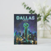 Reunion Tower VS Briefkaart (Staand voorkant)