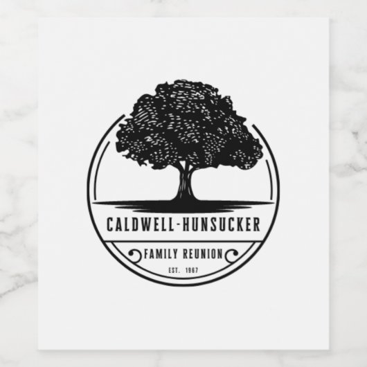 Reunion Wijnfles Etiket (Enkel label)