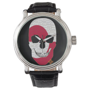 REUNIONES Groenlandia reloj hombre correa cuero Horloge