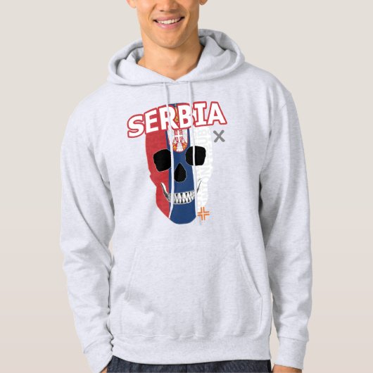 REUNIONES Servië sudadera con capucha B2 Hoodie (Voorkant)