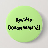 Reunite Gondwanaland 1 Button (Voorkant)