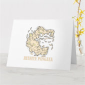 Reunite Pangaea Wereldkaart Geschiedenis Funny Geo Kaart (Gele Bloem)