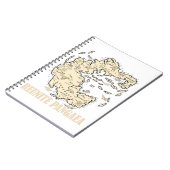 Reunite Pangaea Wereldkaart Geschiedenis Funny Geo Notitieboek (Linkerzijde)