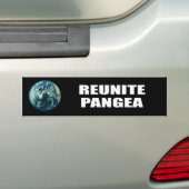 REUNITE PANGEA BUMPERSTICKER (Op auto)