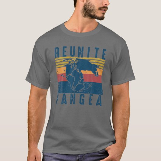 reunite Pangea Funny Earth Day Geoloog - T-shirt (Voorkant)