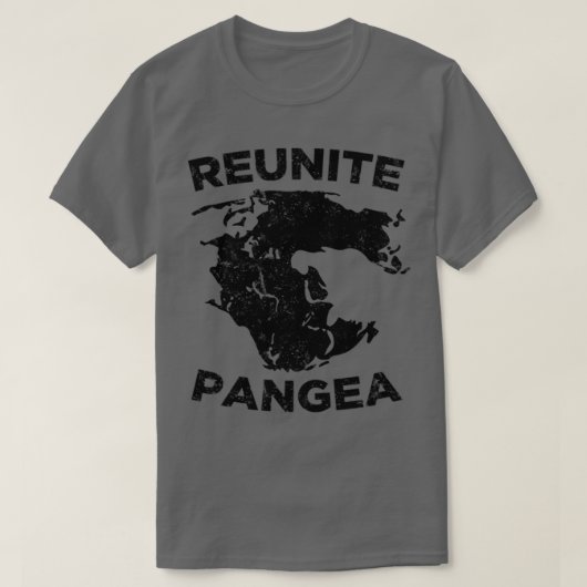 Reunite Pangea Geology Humor T-shirt (Design voorkant)