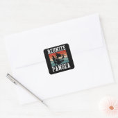 Reunite pangea vierkante sticker (Envelop)