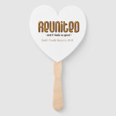 Reunited Custom Familie Reunion Fans Handwaaier (Voorkant)