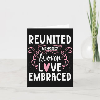 Reunited Memories Woven Love Embraced Family Kaart