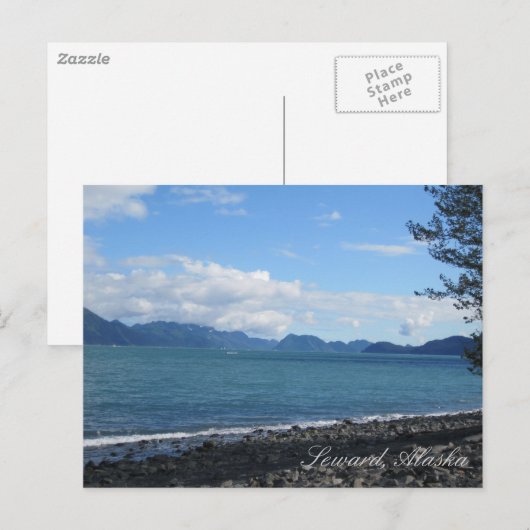 Reurrectiebaai in Seward, Alaska Briefkaart (Voorkant / Achterkant)