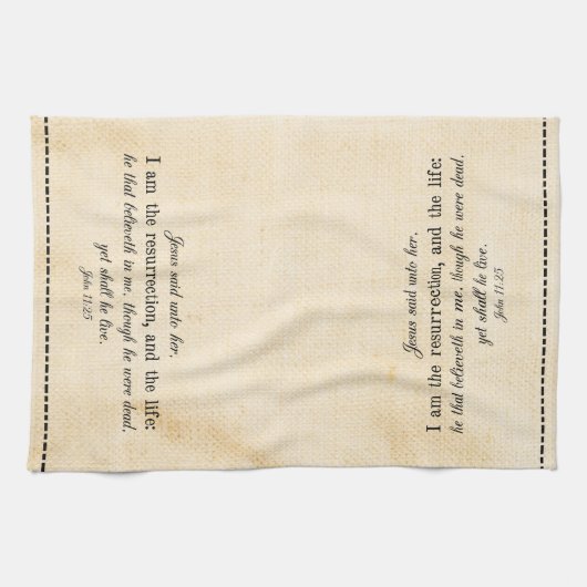 Reurrectiezakdoek Theedoek (Horizontaal)