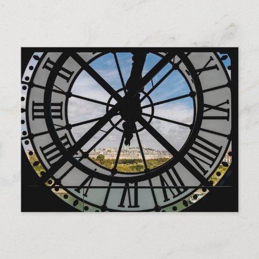 Reus klok van glas in het Musée d'Orsay - Parijs Briefkaart (Voorkant)