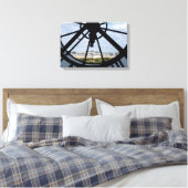 Reus klok van glas in het Musée d'Orsay - Parijs Canvas Afdruk (Insitu (Slaapkamer))