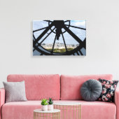 Reus klok van glas in het Musée d'Orsay - Parijs Canvas Afdruk (Insitu (Woonkamer))