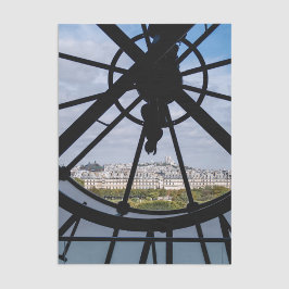 Reus klok van glas in het Musée d'Orsay - Parijs Tissuepapier