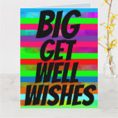 REUS POSTKAART MET REGENBOOG VOOR BETERSCHAP KAART (Gele Bloem)