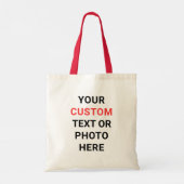 Reusable Everyday | Add Text, Photo or Design Your Tote Bag (Achterkant)