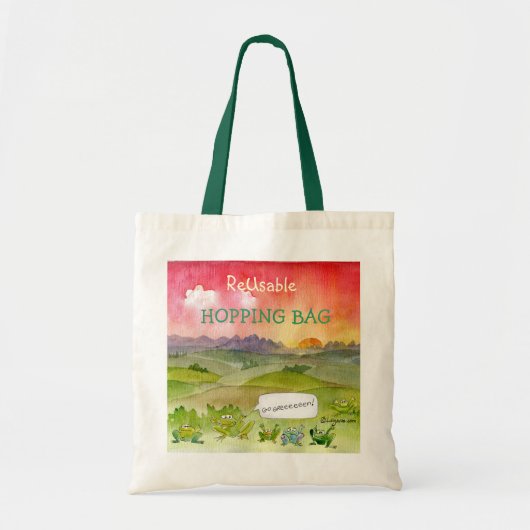 ReUsable Hopping Bag Tas (Voorkant)